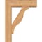 Ekena Millwork Funston Block Smooth Bracket w/ Offset Brace, Western Red Cedar, 7 1/2"W x 26"D x 34"H BKT0806X26X34FST05SWR - alternate 3